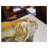 Vintage Lion theme Carnival Chalkware Figurine