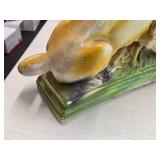 Vintage Lion theme Carnival Chalkware Figurine