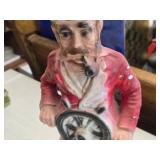 Vintage The Helmsman theme Carnival Chalkware Figurine