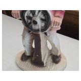 Vintage The Helmsman theme Carnival Chalkware Figurine