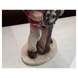 Vintage The Helmsman theme Carnival Chalkware Figurine