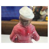 Vintage The Helmsman theme Carnival Chalkware Figurine