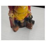 Vintage Gnome Keeper of the Keys theme Carnival Chalkware Statue
