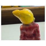 Vintage Gnome Keeper of the Keys theme Carnival Chalkware Statue