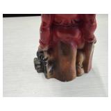 Vintage Gnome Keeper of the Keys theme Carnival Chalkware Statue