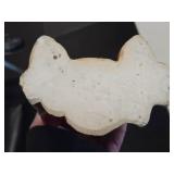 Vintage Gnome Keeper of the Keys theme Carnival Chalkware Statue