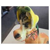 Vintage Donkey theme Carnival Chalkware Figurine