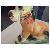 Vintage Donkey theme Carnival Chalkware Figurine