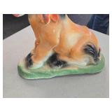 Vintage Donkey theme Carnival Chalkware Figurine