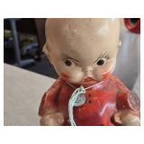 Vintage Kewpie Doll theme Carnival Chalkware Piggy Bank