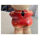 Vintage Kewpie Doll theme Carnival Chalkware Piggy Bank