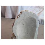 Vintage Mid 20th Century Native American Chief theme Carnival Chalkware Statue