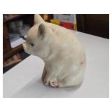 Vintage Sitting Pig theme Carnival Chalkware Figurine