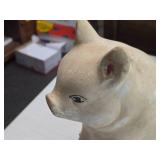 Vintage Sitting Pig theme Carnival Chalkware Figurine