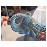 Vintage Circus Elephant theme Carnival Chalkware Figurine