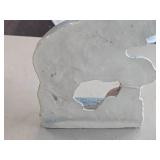 Vintage Circus Elephant theme Carnival Chalkware Figurine