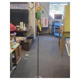 Vintage Parrot on a Branch theme Carnival Chalkware Figurine on a Bronze Colored Stand