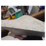 Vintage Collie Dog theme Carnival Chalkware Statue by Illinois Plastic Products Co (1950