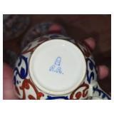 Vintage Porcelain Set of (4) Tea Cups and (4) Saucers by Royal Vienna RB Austria