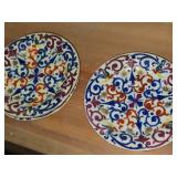 Vintage Porcelain Set of (1) Tea Cup and (3) Saucers by Royal Vienna RB Austria