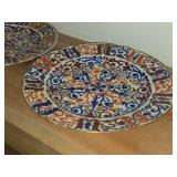 Lot of (2) Vintage 9 1/2" Porcelain Dinner Plates by Royal Vienna RB Austria