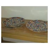 Lot of (4) Vintage 8 1/2" Porcelain Salad Plates by Royal Vienna RB Austria