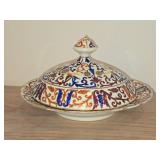 Vintage Porcelain Lidded Tureen by Royal Vienna RB Austria 5" x 9 1/2"