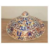 Vintage Porcelain Lidded Tureen by Royal Vienna RB Austria 5" x 9 1/2"