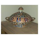 Vintage Porcelain Lidded Tureen by Royal Vienna RB Austria 6 1/2" x 10"