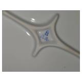 Vintage Porcelain 11-1/2" x 8" Plate and 9" x 6" Tray by Royal Vienna RB Austria