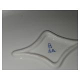 Lot of (2) Vintage Porcelain Oval Plates by Royal Vienna RB Austria 16" x 10 1/2"