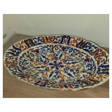 Lot of (2) Vintage Porcelain Oval Plates 13" x 8-1/2" and 11-1/2" x 7-1/2"