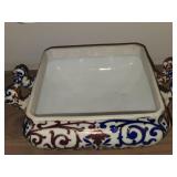 Vintage Porcelain Covered Tureen by Royal Vienna RB Austria 9" x 8" x 6"