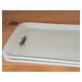 Lot of (3) Porcelain Cake Plates 15" x 5"