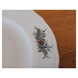 Porcelain Dishwares by Porsgrund (Bavaria Germany) - (3) 6-3/4" Salad Plates and (1) 3" Coffee Cup