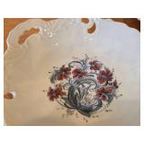 Lot of (5) Porcelain Bowls by Villeroy & Boch / Floral Design (on outside) / 3-1/2" x 3-3/4" (x3) and 8"D x 1.5" (x2)