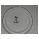 Lot of (10) 12 1/2" Porcelain Dinner Plates by Porsgrund (Norway)