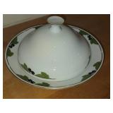 Lot of (2) 9-3/4" Porcelain Round Serving Bowls by Porsgrund (Norway)