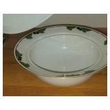 Lot of (2) 9-3/4" Porcelain Round Serving Bowls by Porsgrund (Norway)