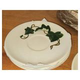Set of (6) Tea Cups and (4) Saucers - Poppy Trail California Ivy by Metlox