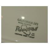 Covered Butter Dish and Divided Vegetable Dish - Poppy Trail California Ivy by Metlox