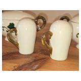 Lidded Sugar Bowls (x2) and Salt & Pepper Shakers (x2) - Poppy Trail California Ivy by Metlox