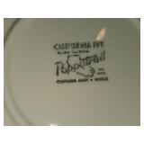 Lot of (6) 6 1/2" Salad Plates - Poppy Trail California Ivy by Metlox