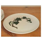 Lot of (6) 9-1/2" Dinner Plates - Poppy Trail California Ivy by Metlox