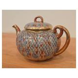 Japanese Thousand Faces Porcelain Tea Pot