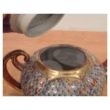 Japanese Thousand Faces Porcelain Tea Pot