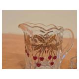 American Girl Samantha Victorian Lemonade Set - Pitcher and (4) Mosser Glasses