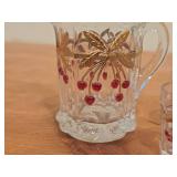 American Girl Samantha Victorian Lemonade Set - Pitcher and (4) Mosser Glasses