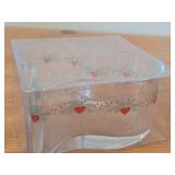 Lot of (3) Glassware - Heart & Pine by Porsgrund (Norway)