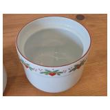 Lot of (2) Sauce / Jam / Snack Bowls - Heart & Pine by Porsgrund (Norway)